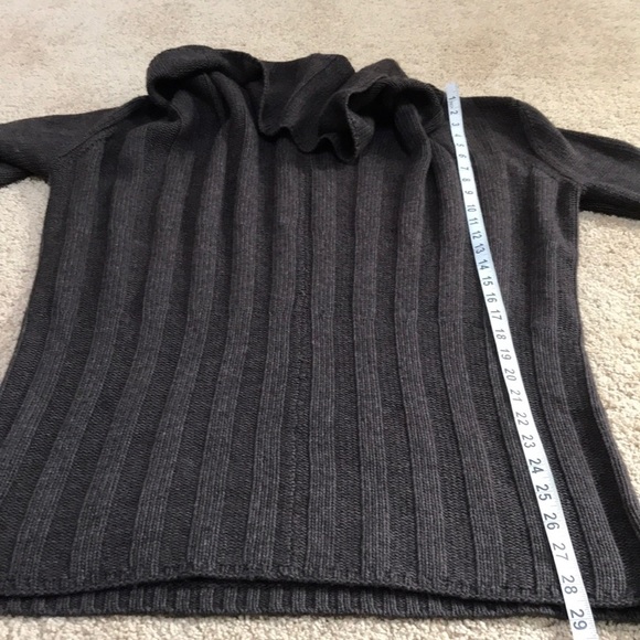 NWT! Ann Taylor Large brown cowl neck sweater . - Picture 8 of 8